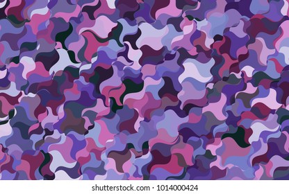 Light Pink, Blue vector blurry arched background. Glitter abstract illustration with wry lines. A new texture for your design.