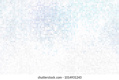 Light Pink, Blue vector blurry rectangular background. Geometric background in square style with gradient. The pattern can be used for brand-new background.