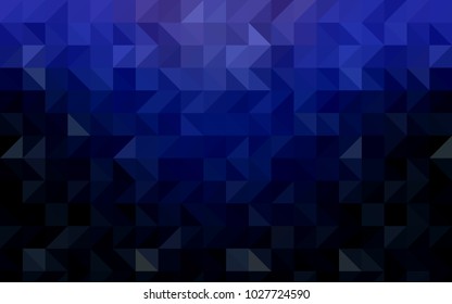 Light Pink, Blue vector blurry triangle template. Geometric illustration in Origami style with gradient.  The completely new template can be used for your brand book.
