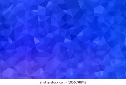 Light Pink, Blue vector blurry triangle background design. Geometric background in Origami style with gradient. 