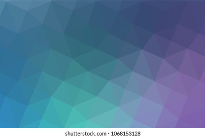 Light Pink, Blue vector blurry triangle template. Colorful illustration in abstract style with gradient. A completely new template for your business design.