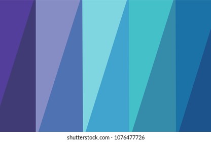 Light Pink, Blue vector blurry triangle texture. Shining colored illustration in a new style. The polygonal design can be used for your web site.