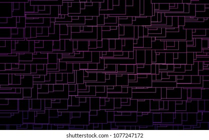 Light Pink, Blue vector blurry rectangular background. Geometric background in square style with gradient. The pattern can be used for brand-new background.