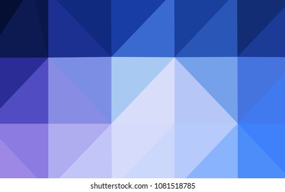 Light Pink, Blue vector blurry triangle template. Glitter abstract illustration with an elegant design. Brand-new design for your business.