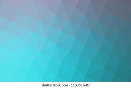 Light Pink, Blue vector blurry triangle texture. Elegant bright polygonal illustration with gradient. A completely new template for your business design.