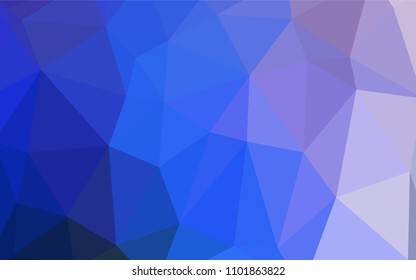 Light Pink, Blue vector blurry triangle pattern. Modern geometrical abstract illustration with gradient. Triangular pattern for your business design.
