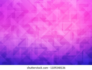 Light Pink, Blue vector blurry hexagon pattern. A completely new color illustration in a vague style. The polygonal design can be used for your web site.