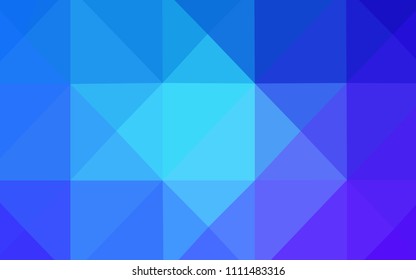 Light Pink, Blue vector blurry triangle pattern. Colorful abstract illustration with gradient. Brand-new design for your business.