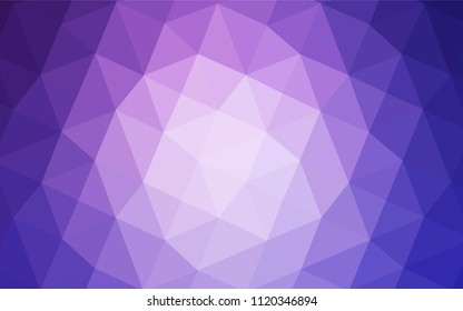 Light Pink, Blue vector blurry triangle texture. Modern geometrical abstract illustration with gradient. That new template can be used for your brand book.