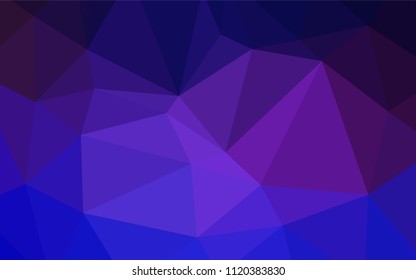 Light Pink, Blue vector blurry triangle template. Colorful illustration in abstract style with gradient. That pattern can be used as a part of a brand book.