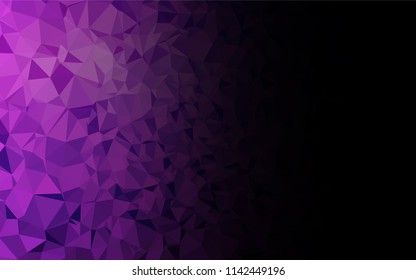 Light Pink, Blue vector blurry hexagon texture. Creative illustration in halftone style with gradient. The template can be used as a background for cell phones.