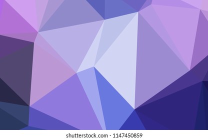 Light Pink, Blue vector blurry triangle pattern. Colorful illustration in abstract style with gradient. That new template can be used for your brand book.