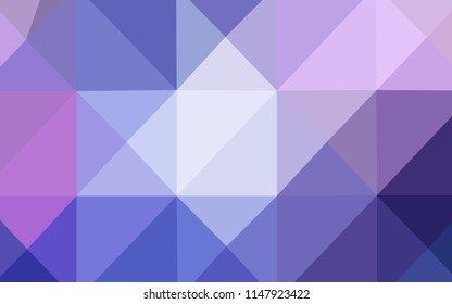 Light Pink, Blue vector blurry triangle pattern. Shining colored illustration in a new style. A completely new design for your business.