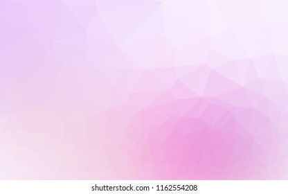 Light Pink, Blue vector blurry hexagon pattern. Brand new colored illustration in blurry style with gradient. The elegant pattern can be used as part of a brand book.