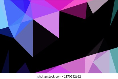Light Pink, Blue vector blurry hexagon texture. Shining colored illustration in a Brand new style. The polygonal design can be used for your web site.