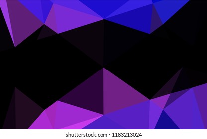 Light Pink, Blue vector blurry hexagon texture. Brand new colored illustration in blurry style with gradient. The completely new template can be used for your brand book.