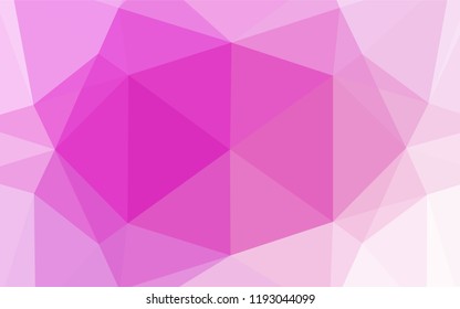 Light Pink, Blue vector blurry hexagon template. Colorful abstract illustration with gradient. Brand new design for your business.