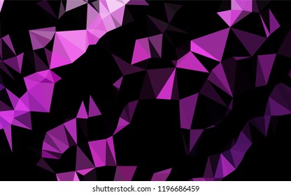 Light Pink, Blue vector blurry hexagon pattern. Glitter abstract illustration with an elegant design. The elegant pattern can be used as part of a brand book.