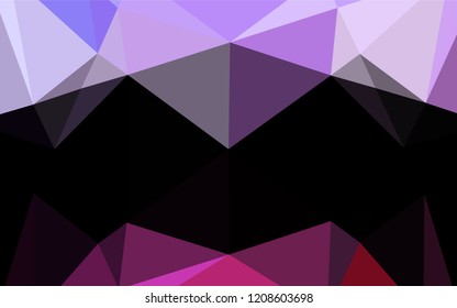 Light Pink, Blue vector blurry hexagon pattern. A vague abstract illustration with gradient. The elegant pattern can be used as part of a brand book.