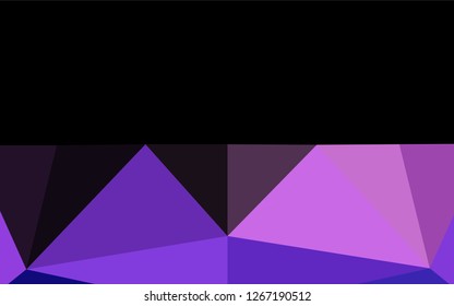 Light Pink, Blue vector blurry hexagon template. Modern geometrical abstract illustration with gradient. The textured pattern can be used for background.