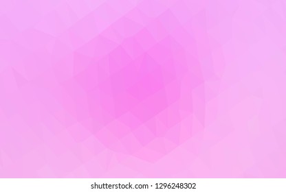 Light Pink, Blue vector blurry triangle texture. Brand new colorful illustration in with gradient. Polygonal design for your web site.