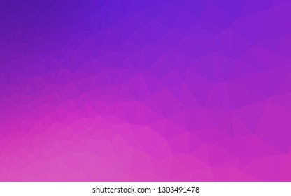 Light Pink, Blue vector blurry triangle texture. Glitter abstract illustration with an elegant design. New texture for your design.
