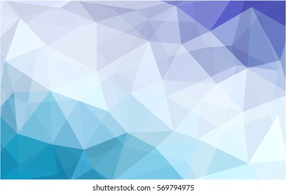 Light Pink Blue vector blurry triangle background design. Geometric background in Origami style with gradient. 