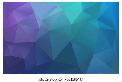 Light Pink, Blue vector blurry triangle background design. Geometric background in Origami style with gradient. 