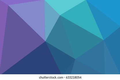 Light Pink, Blue vector blurry triangle background design. Geometric background in Origami style with gradient. 