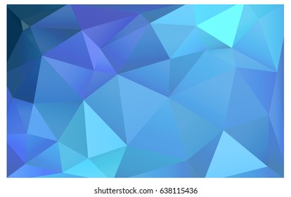 Light Pink, Blue vector blurry triangle background design. Geometric background in Origami style with gradient. 