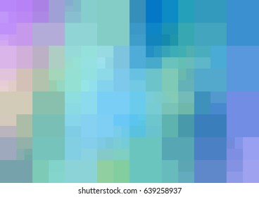 Light Pink, Blue vector blurry rectangle background design. Geometric background in Origami style with gradient. 