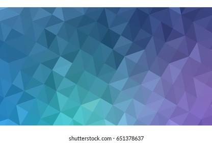 Light Pink, Blue vector blurry triangle background design. Geometric background in Origami style with gradient. 