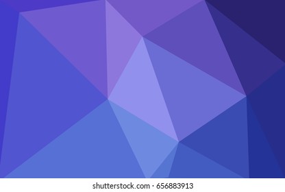 Light Pink, Blue vector blurry triangle background design. Geometric background in Origami style with gradient. 