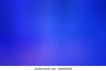 Light Pink, Blue vector blurry triangle background. A completely new color illustration in a vague style. A completely new template for your business design.