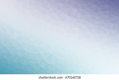 Light Pink, Blue vector blurry triangle background design. Geometric background in Origami style with gradient. 