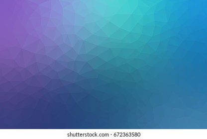 Light Pink, Blue vector blurry triangle background design. Geometric background in Origami style with gradient. 