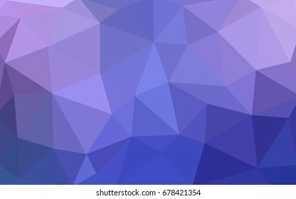 Light Pink, Blue vector blurry triangle background design. Geometric background in Origami style with gradient. 