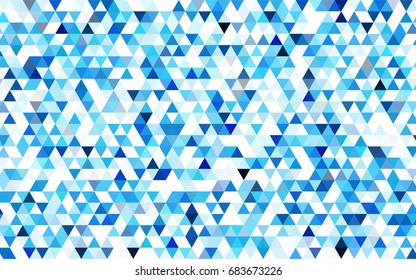 Light Pink, Blue vector blurry triangle background. Shining illustration, which consist of triangles. The textured pattern can be used for background.