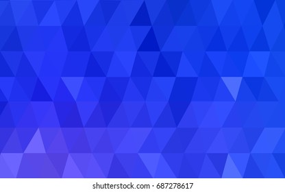 Light Pink, Blue vector blurry triangle background design. Geometric background in Origami style with gradient. 
