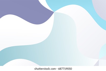 Light Pink, Blue vector blurry arched background. Brand-new colored illustration in blurry style with gradient. Brand-new design for your business.