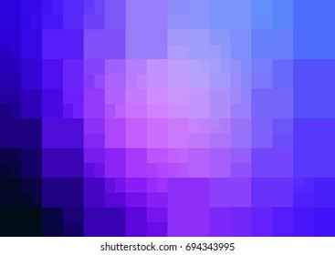 Light Pink, Blue vector blurry rectangle background design. Geometric background in Origami style with gradient. 