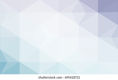 Light Pink, Blue vector blurry triangle background design. Geometric background in Origami style with gradient. 