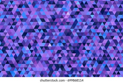 Light Pink, Blue vector blurry triangle pattern. Glitter abstract illustration with an elegant design. A completely new template for your business design.