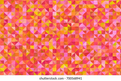 Light Pink, Blue vector blurry triangle pattern. Creative geometric illustration in Origami style with gradient. The template can be used as a background for cell phones.