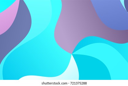 Light Pink, Blue vector blurry arched template. Brand-new colored illustration in blurry style with gradient. A completely new template for your business design.