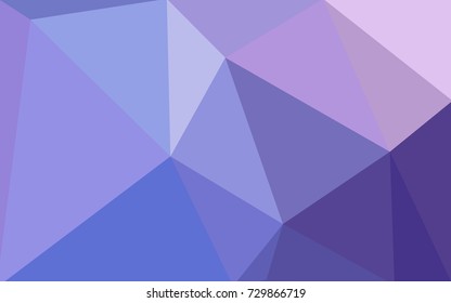 Light Pink, Blue vector blurry triangle background design. Geometric background in Origami style with gradient. 