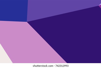 Light Pink, Blue vector blurry triangle pattern. Geometric illustration in Origami style with gradient.  Triangular pattern for your business design.
