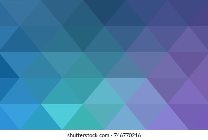 Light Pink, Blue vector blurry triangle background design. Geometric background in Origami style with gradient. 