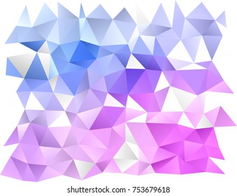 Light Pink, Blue vector blurry triangle template. An elegant bright illustration with gradient. Brand-new style for your business design.