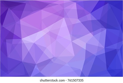 Light Pink, Blue vector blurry triangle background design. Geometric background in Origami style with gradient. 